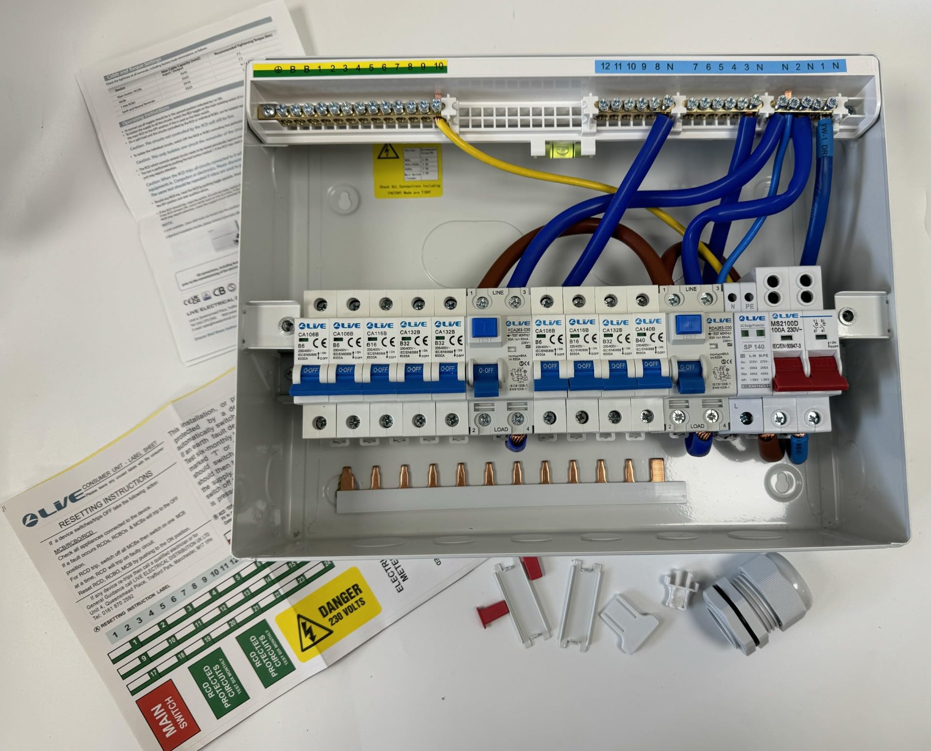 Split Load Ccu Dual Split Load Consumer Unit