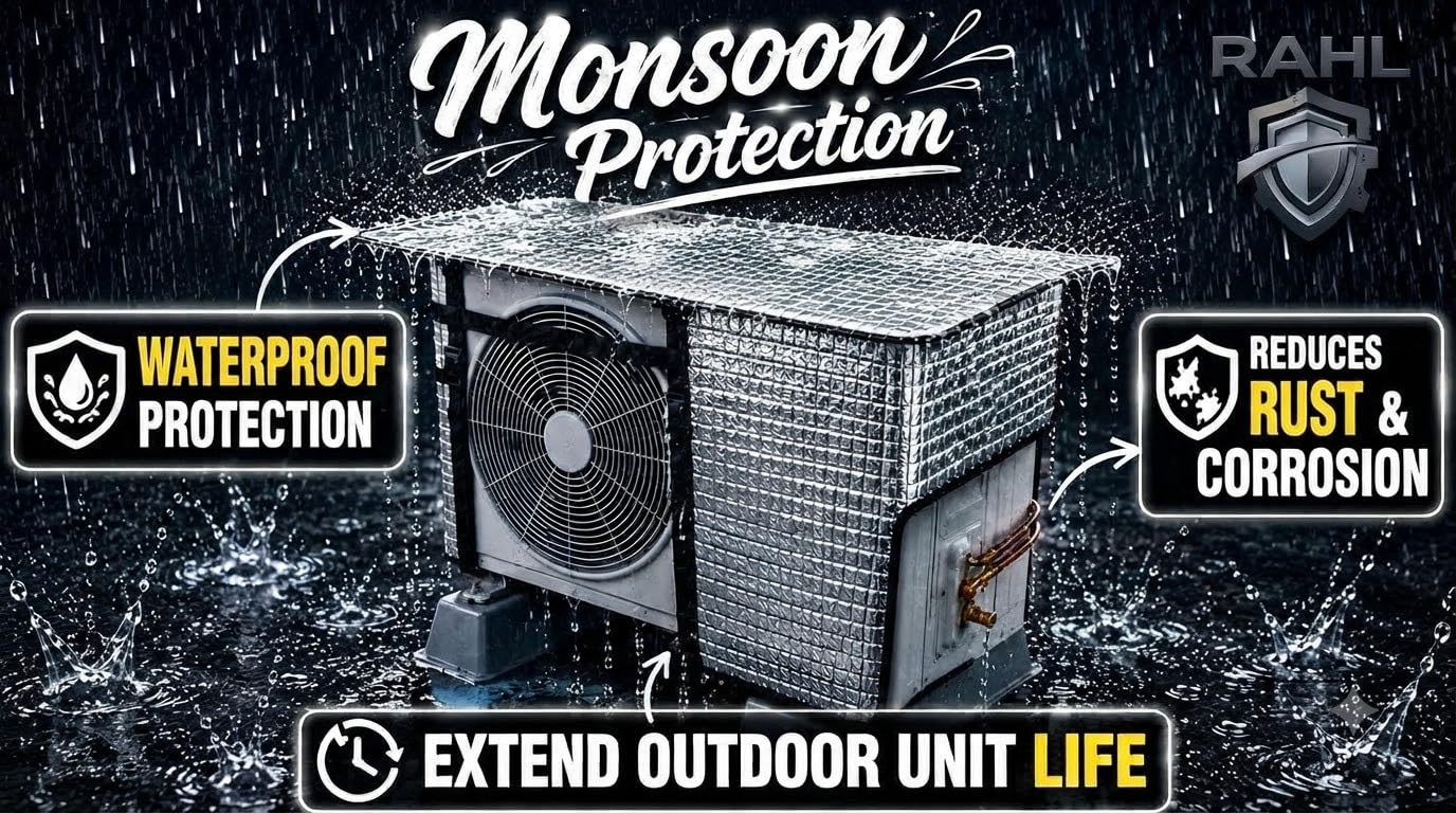 AC Outdoor Unit Cover - Sun & Heat Protection -4 AC Outdoor Unit Cover - Sun & Heat Protection -4
