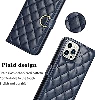 Vista 209 de Havaya Funda para iPhone 13 Pro Max y iPhone 12 Pro Max, cartera compatible con magsaf 2 en 1, desmontable magnética con tarjetero y ranura trasera