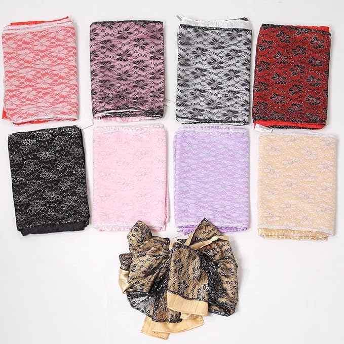 Amazon 兵児帯 浴衣 へこ帯 レース 9色 1 赤 白 帯 通販