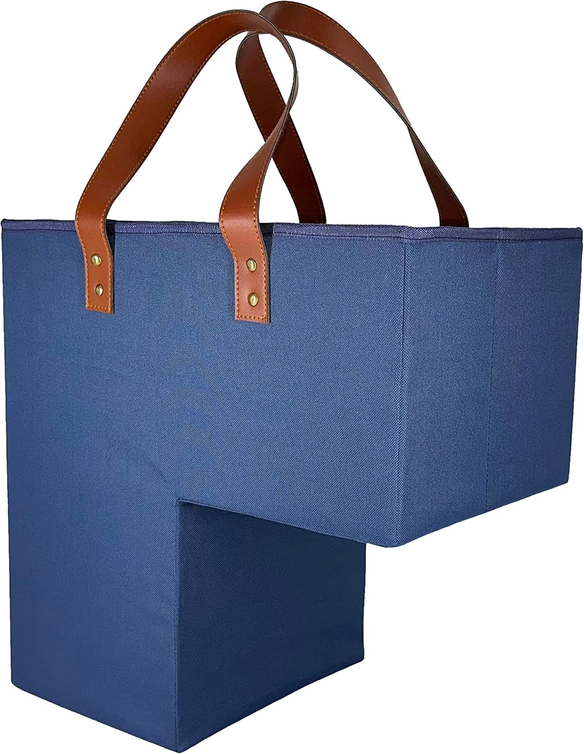 Infinite Modern Collapsable Oxford Stair Basket with Handle