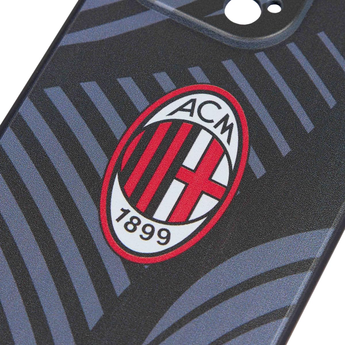 A. C. Milan - Soft cover ACM crest Iphone 14, Cover per Cellulare, Prodotto Ufficiale