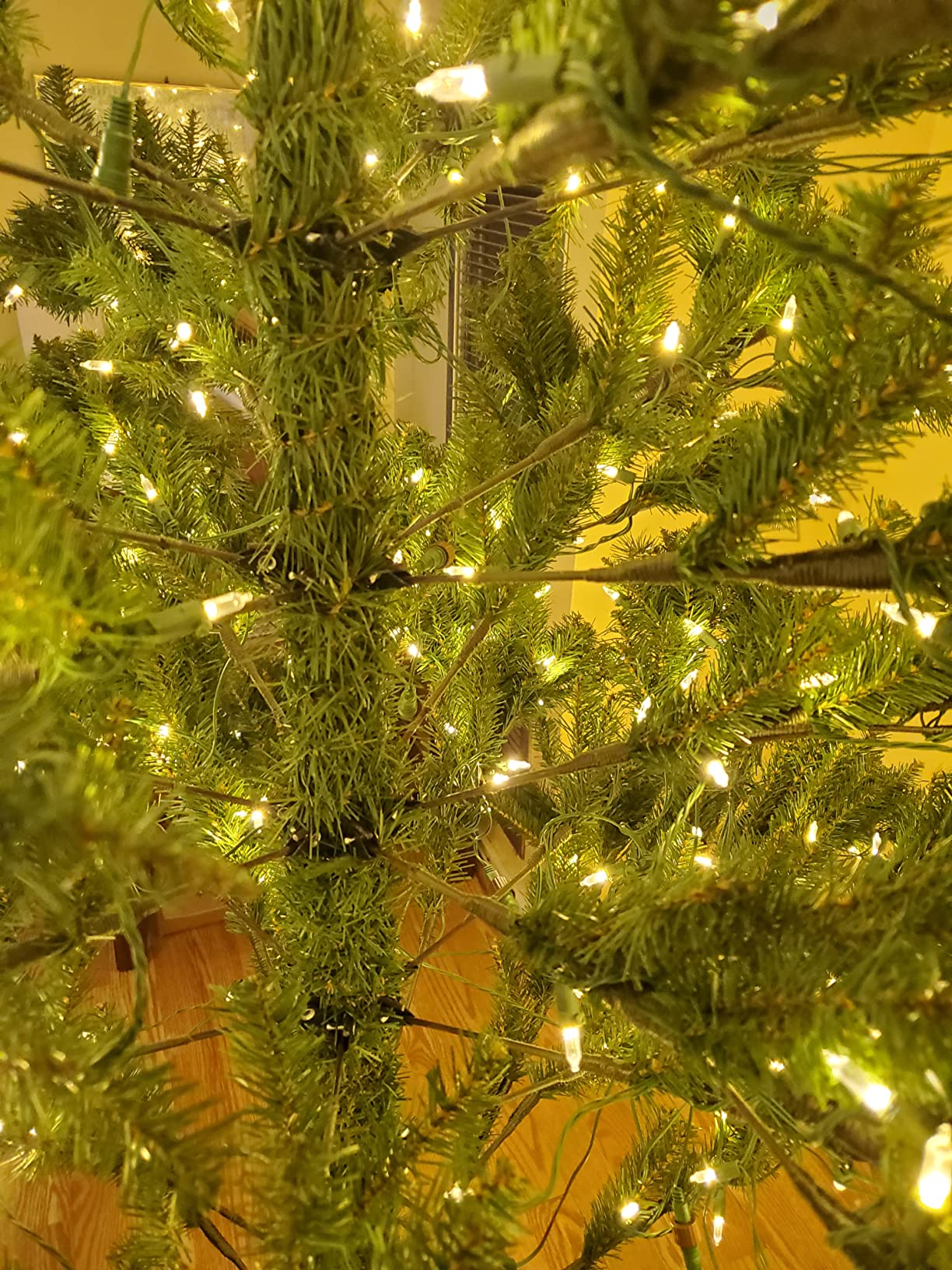 77/mo Finance National Tree Company PreLit Artificial Full Christmas Tree, Green, Dunhill