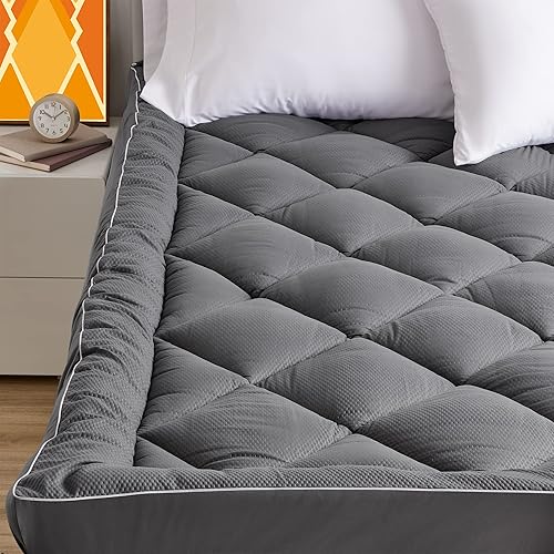 SLEEP ZONE Cubrecolchón refrescante tamaño individual para cama individual, funda de colchón fresca de primera calidad, protector de colchón disponible en Yaxa Colombia