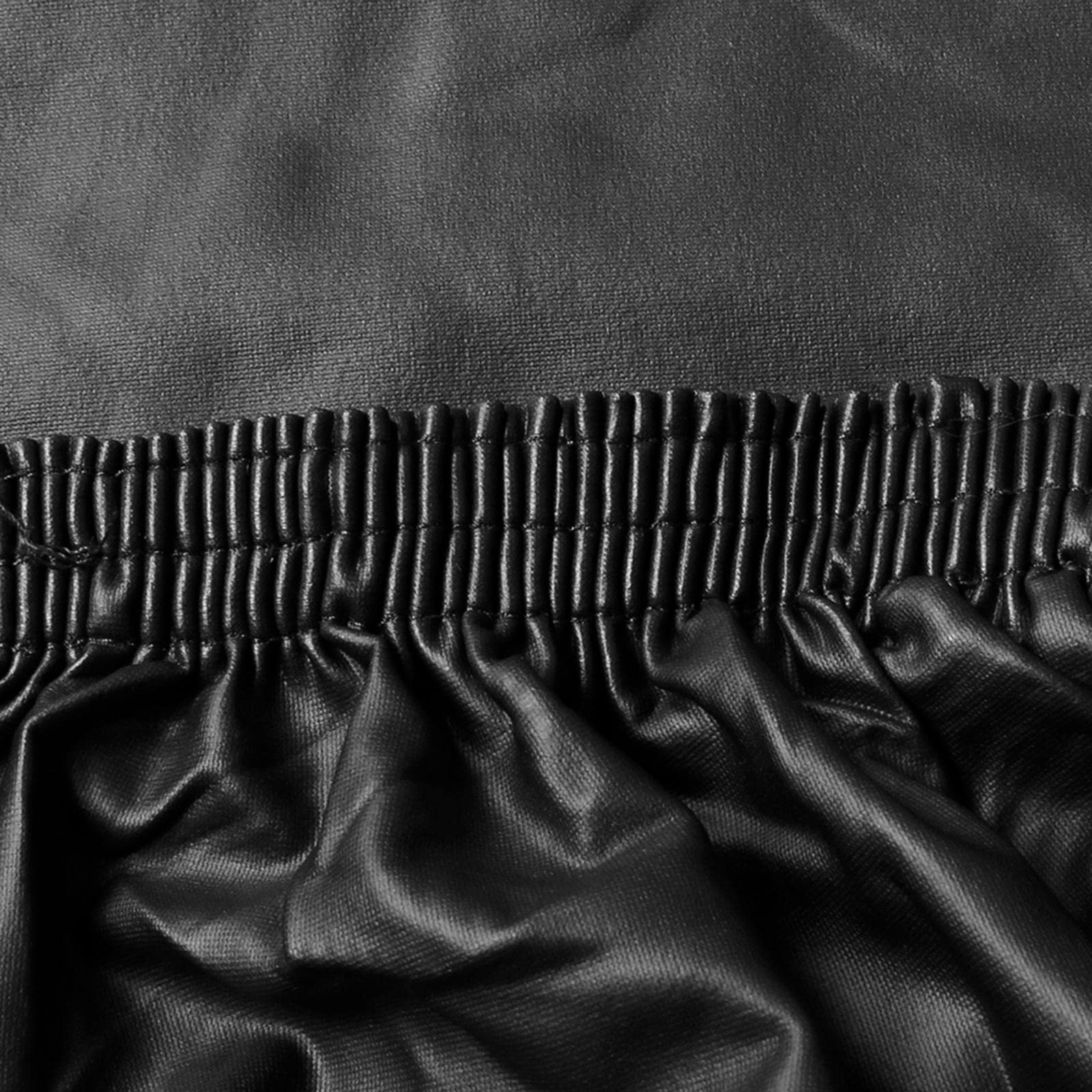 Tizarat Enterprise Anti-Slip Round Table Cover Cloth Waterproof Tablecover Protector Black