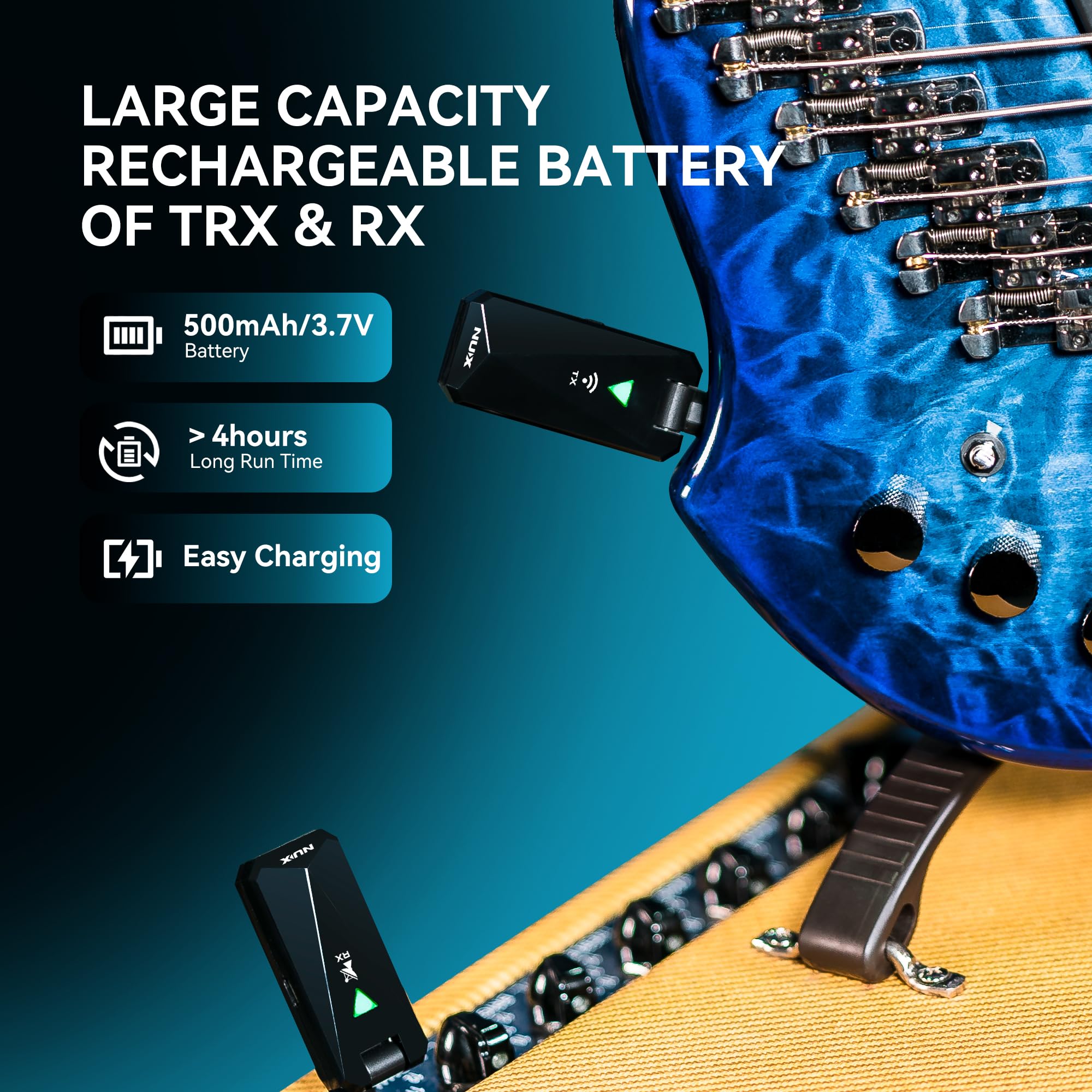Amazon | NUX ニューエックス B-5RC Wireless System ギター用