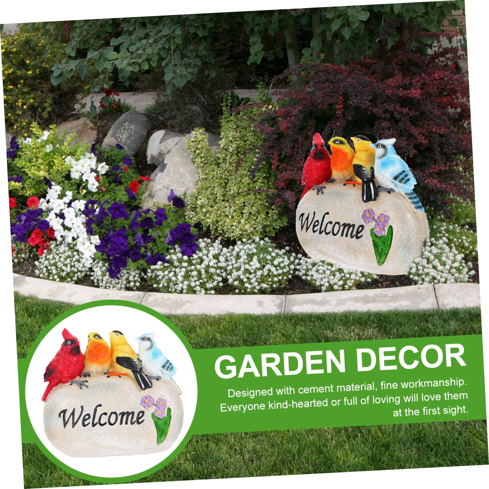 Sosoport 1 Pezzo Di Decorazione Da Giardino A Forma Di in Resina Decorazione Da Esterno Decorazione Per La Casa