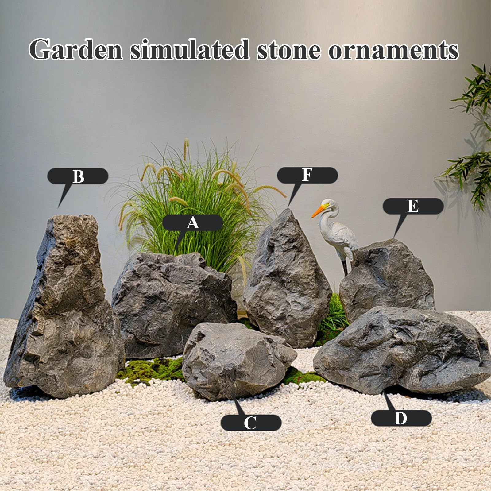 Amazon.co.jp: 偽岩、アウトドアフェイクロックカバー、造園用フェイク