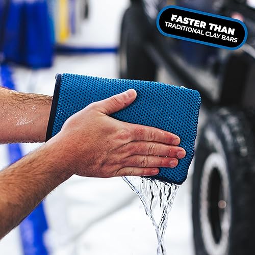 Miniatura 6 de The Rag Company - Manopla de descontaminación ultra arcilla fácil de usar limpieza y liberación efectiva de contaminantes de pintura aumenta la