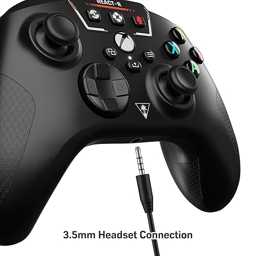 Miniatura 6 de Turtle Beach REACT-R Controller Wired Game Controller Xbox Series X, Xbox Series S, Xbox One & Windows Audio Controls, Mappable Buttons, Textured
