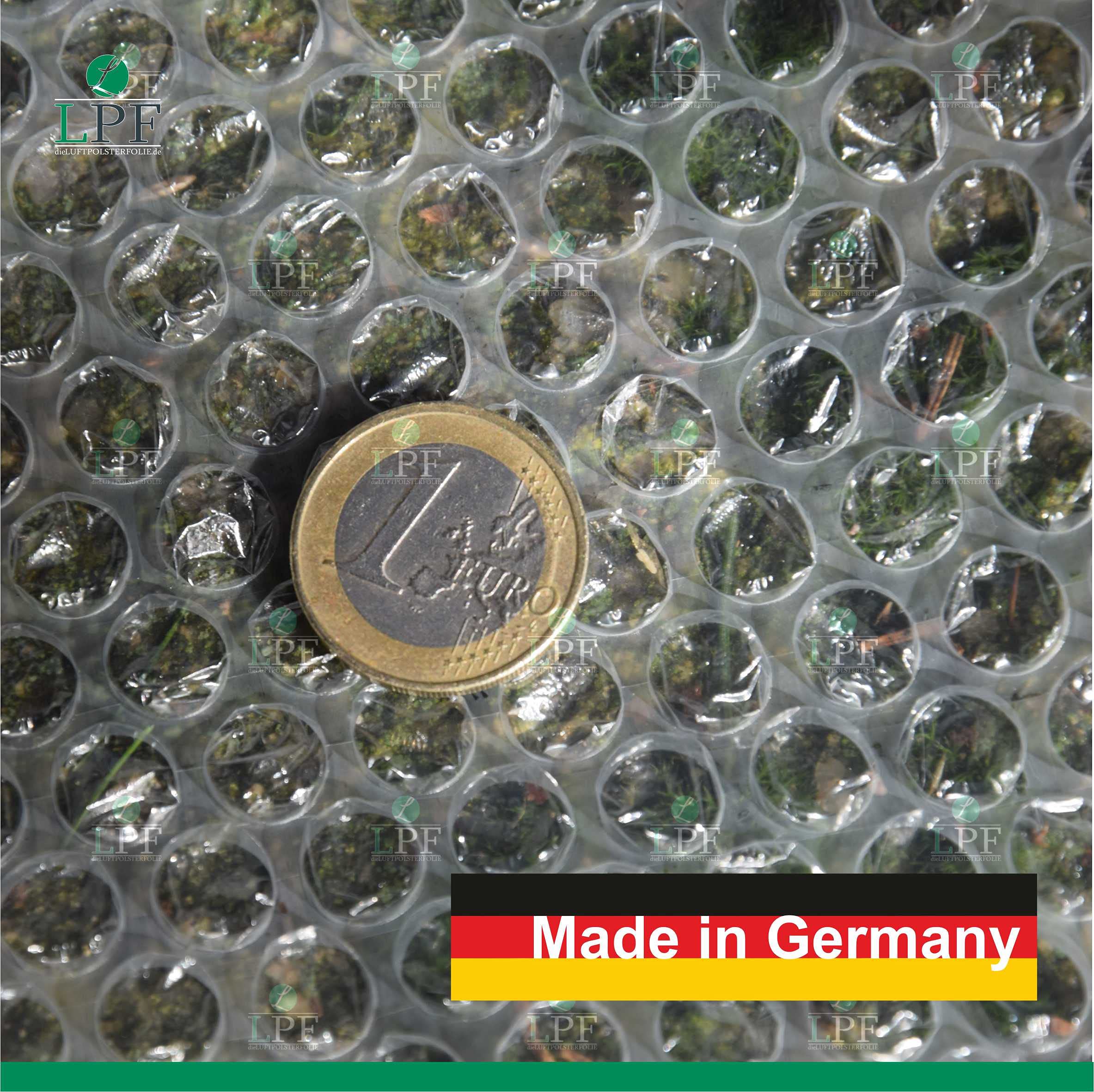 Luftpolsterfolie 100cm x 100m Verpackungsfolie Rolle Transparent