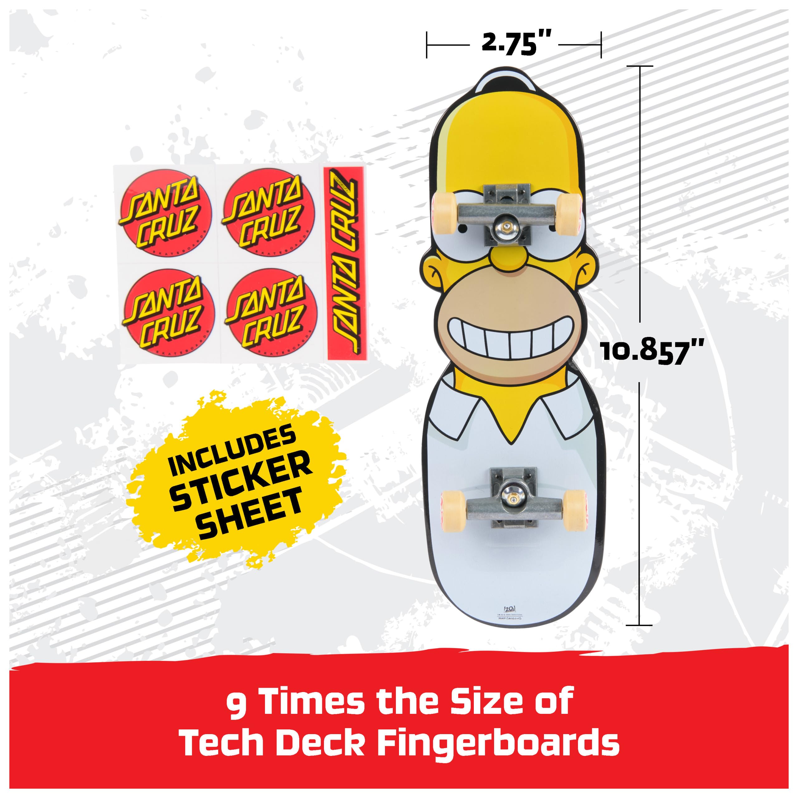 Spin Master Tech Deck Toy Deskorolka Simpsons Handboard TRGX