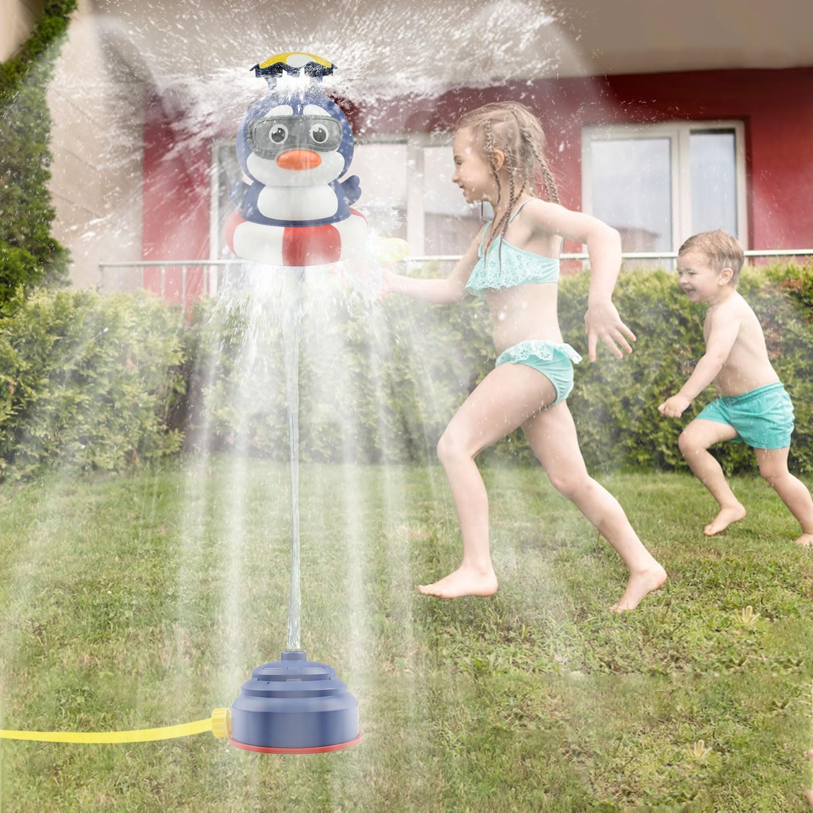 Jouets d'eau Pulvérisation - Rocket Water - Jouets Sprinkler Rotatives 360 ° - Enfant - Extérieur - 5m - Jeux - Jouets