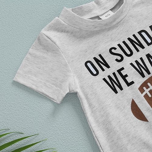 Miniatura 5 de Honganda Enterizo de fútbol para bebés y niñas con diseño divertido de papá