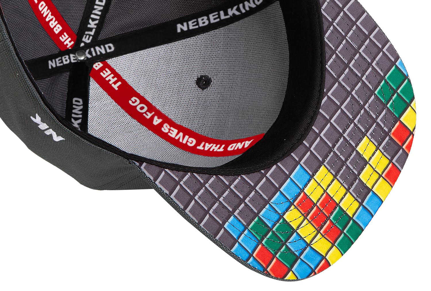 Nebelkind Snapback Cap Men Women Pixel, One Size OneSize, tamaño Ajustable, Unisex, Gorra de béisbol Moda, Estilo Streetwear, Gorra de béisbol con Visera Recta, Retro