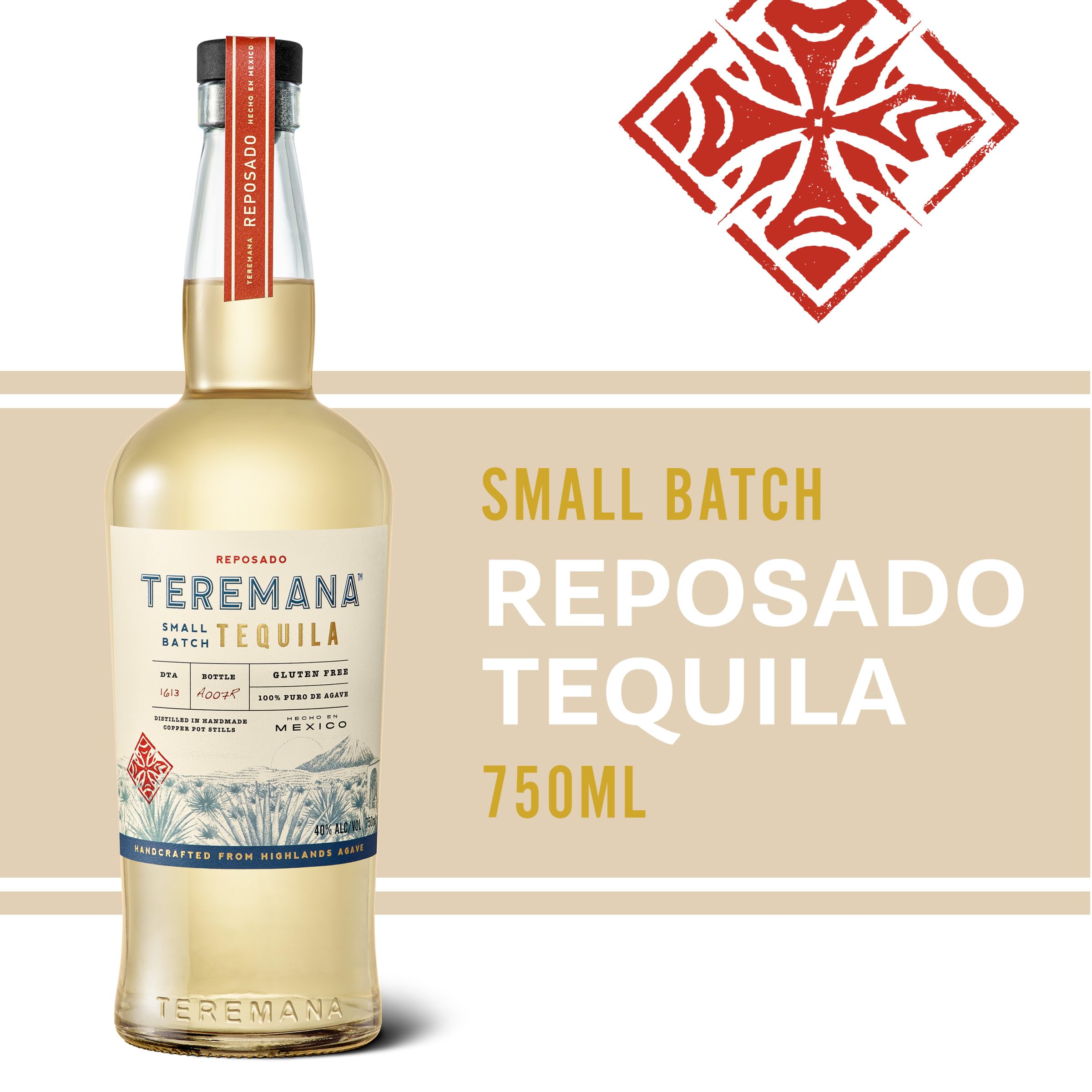 Teremana Tequila Reposado 100% Agave Blue Weber 40% Vol. 0,75l