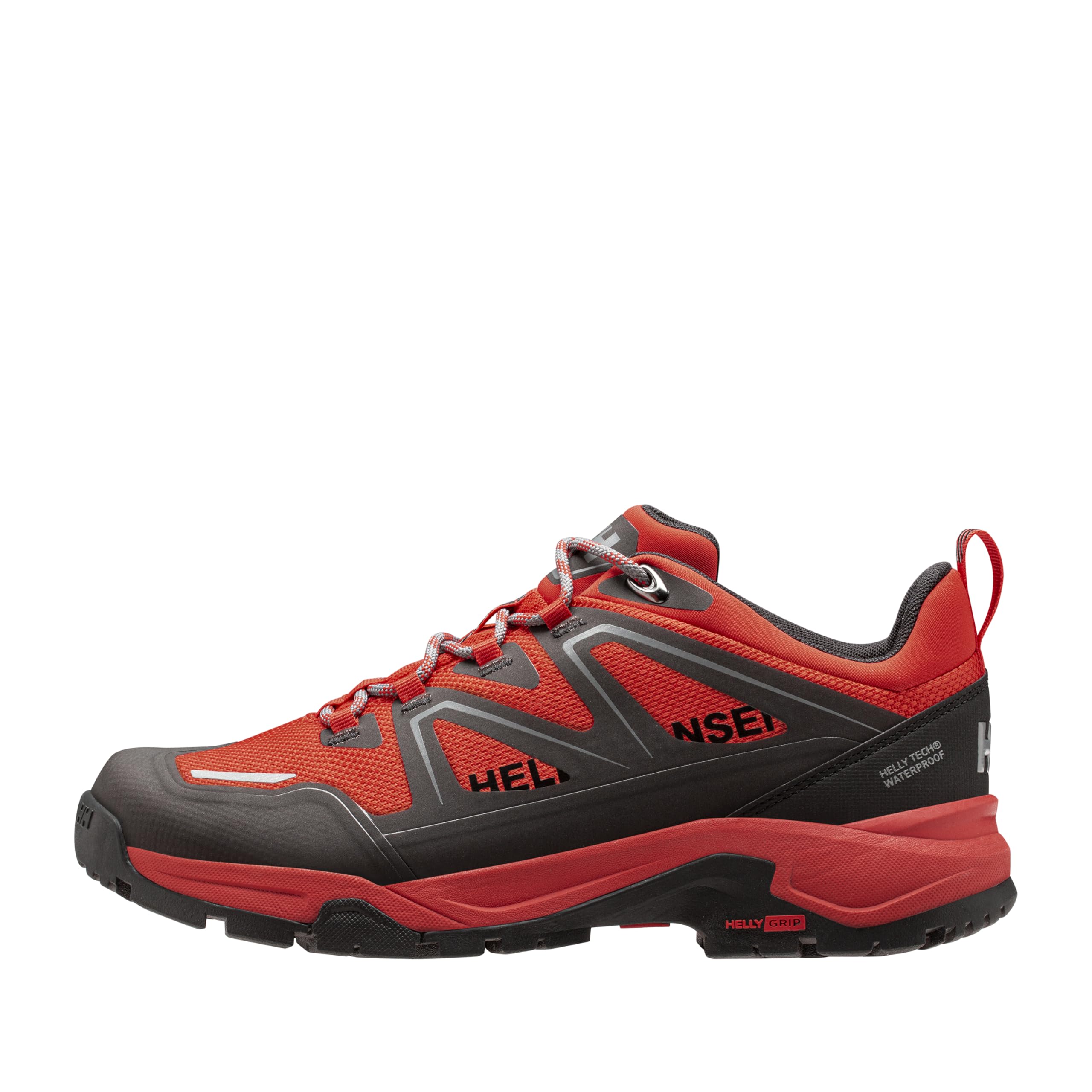 Helly-Hansen Cascade Low HT Men's Waterproof Hiking Boots - Durable Outdoor Footwear, Lightweight, Comfortable Trail Boot, 222 Red - 9.5
