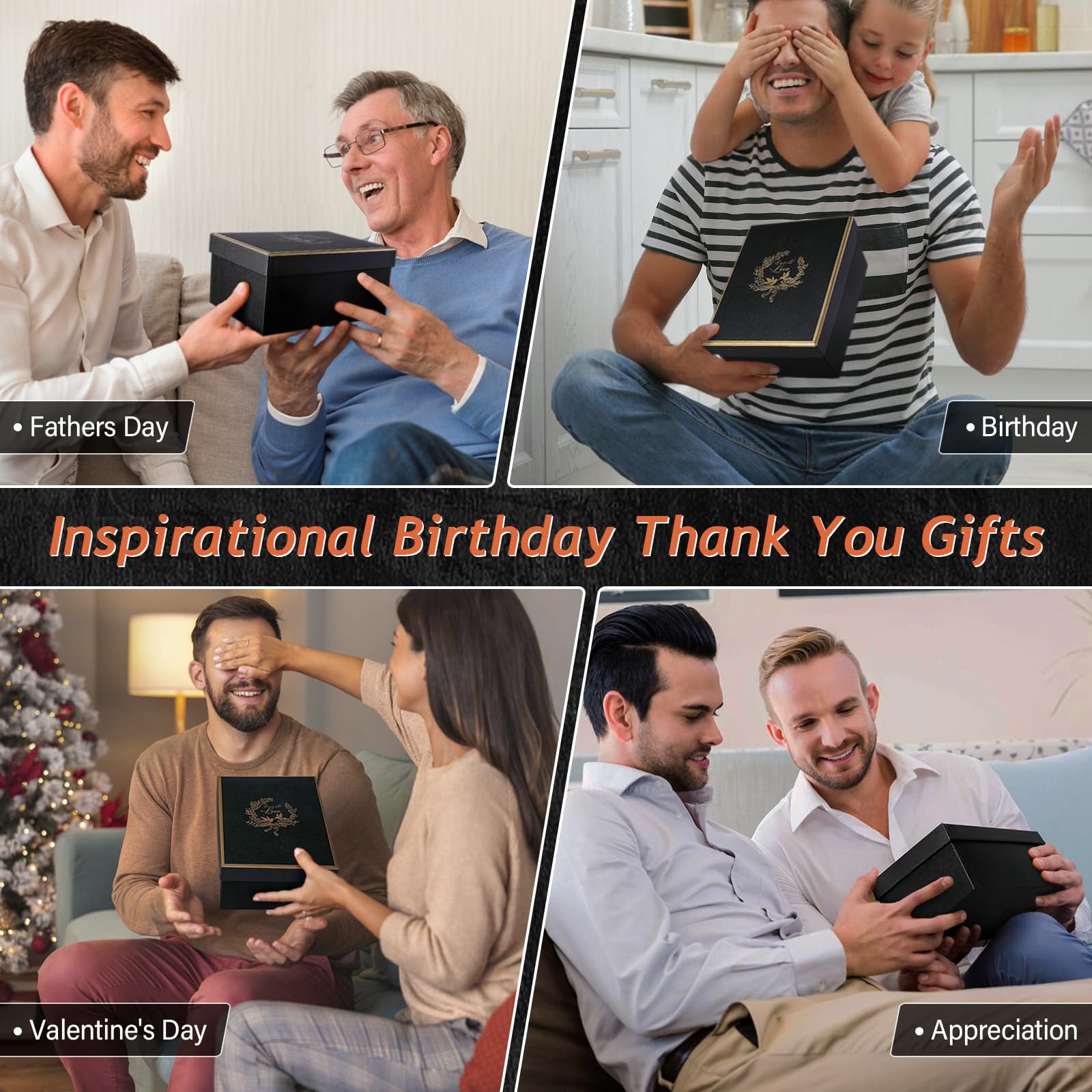 Regalos de agradecimiento para hombres, Sometimes You Forget You're Awesome - Taza inspiradora de cerámica negra única de 14 onzas con impresión dorada, regalos divertidos para novio, marido, él, en