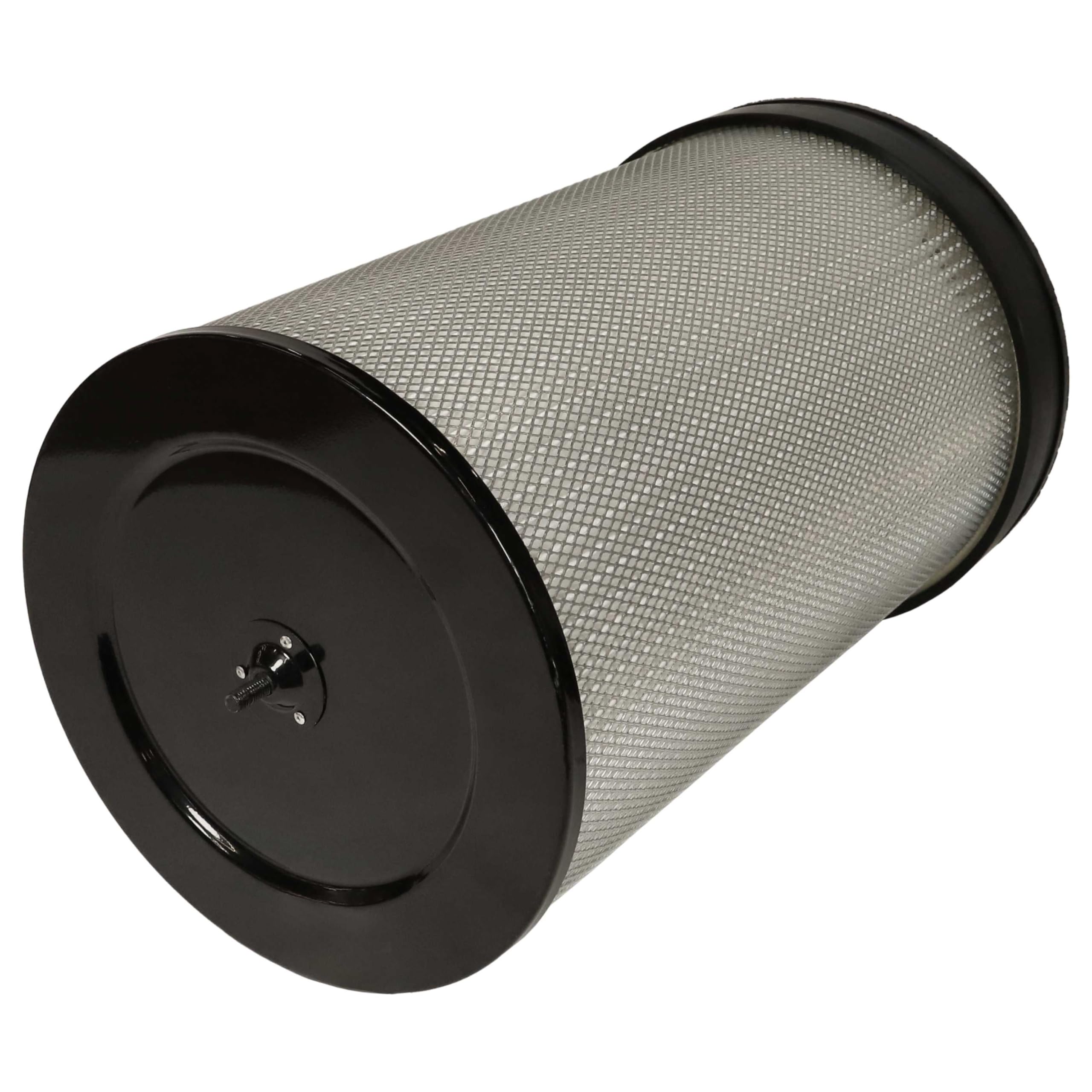 vhbw 2x Filtro de polvo fino compatible con BAMATO AB-550 sistema de extracción - Cartucho de filtro de polvo fino con cepillo de limpieza