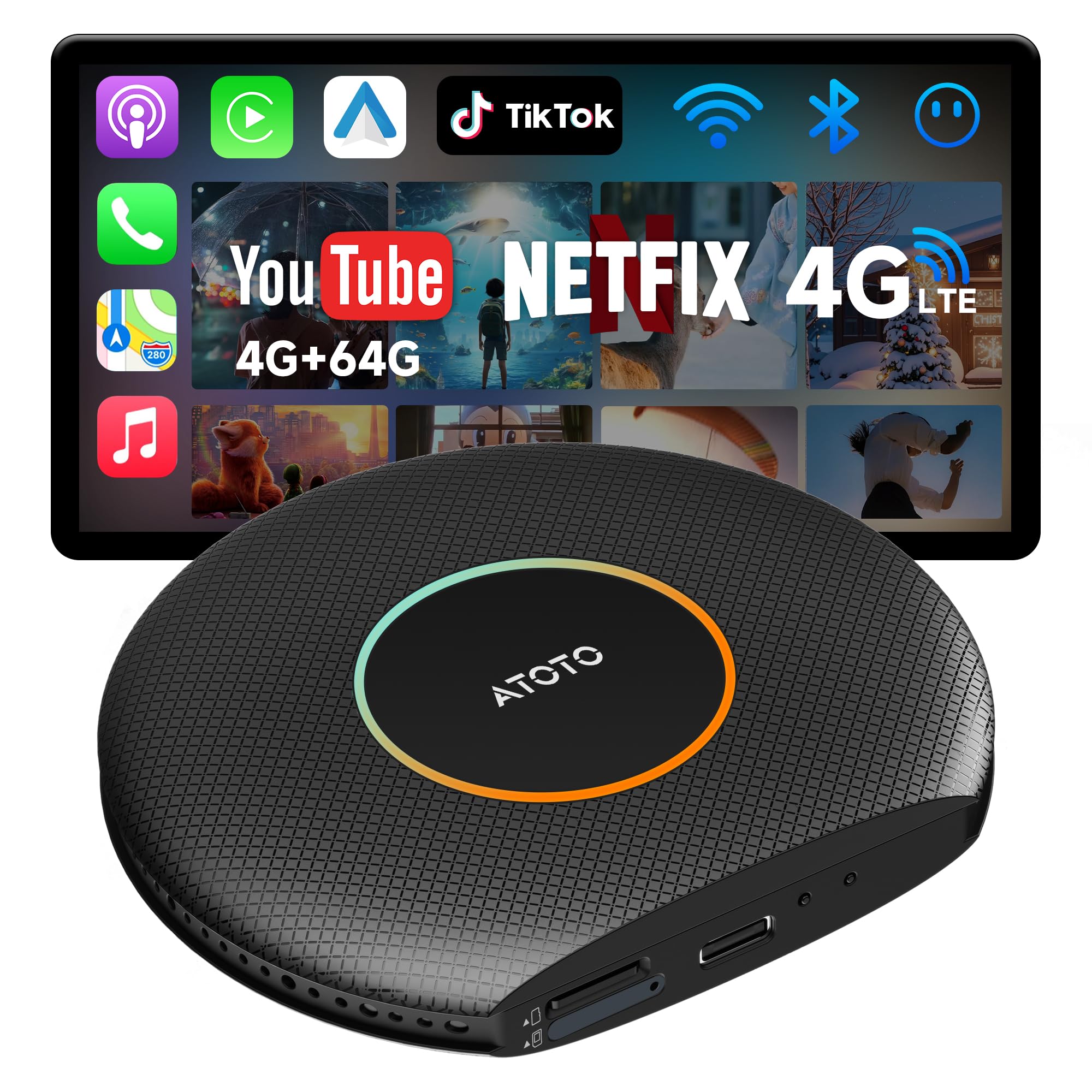 Amazon.co.jp: MYATOTO Magic AI Box｜ワイヤレスCarPlay/Android Auto