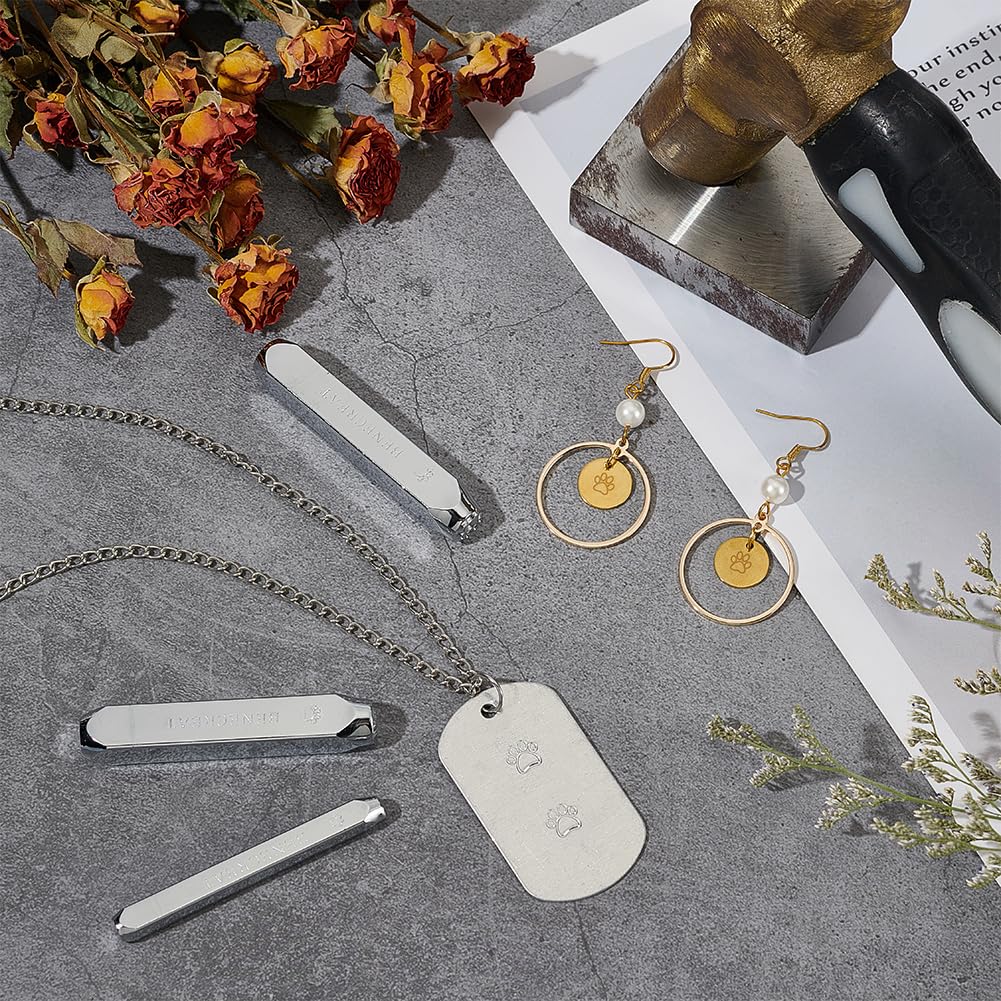 Set 3 Timbri In Metallo A Stella - 2/4/6mm, Per Pelle, Legno, Metall, Per Artigianato E Gioielli - Foto 5