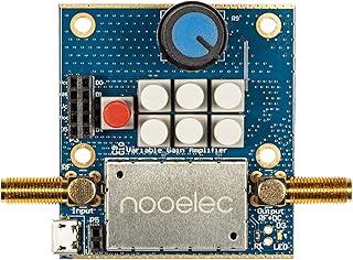 Vega Barebones - Ultra Low-Noise Variable Gain Amplifier (VGA) Module for RF & Software Defined Radio (SDR). Highly Linear & Wideband 30MHz-4000MHz Frequency Capability w/Bias Tee & USB Power Options