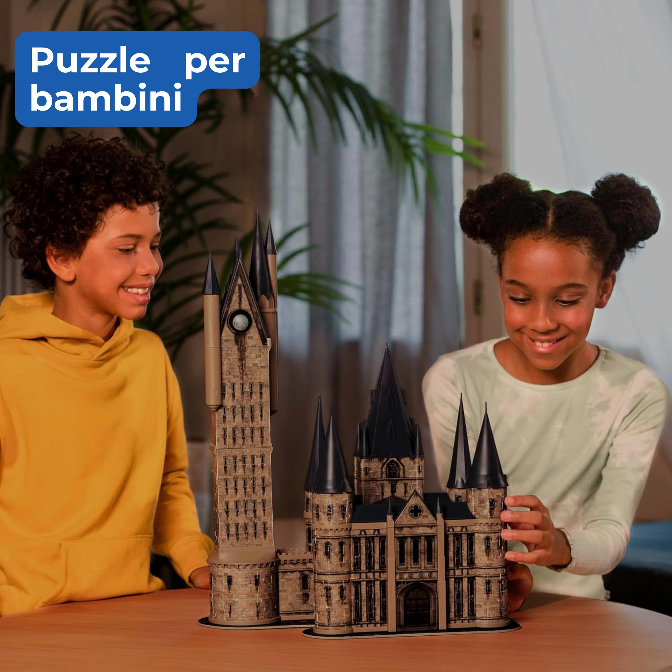 Ravensburger - Puzzle 3D Torre di Astronomia LED 626 pezzi, 8+ anni | Puzzle 3D Torre di Astronomia con luci LED, 626 pezzi, modello da montare per bambini dagli 8 anni, perfetto come regalo.
