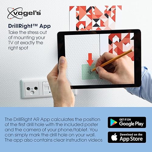 Miniatura 5 de Vogel's TVM 3465 Soporte de pared OLED de movimiento completo para televisores de 32 a 65 pulgadas, máx. 55 libras (55.1lbs), gira hasta 180,