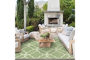 Ashler Outdoor Rug: Durable Waterproof Plastic for All-Season Outdoor Use