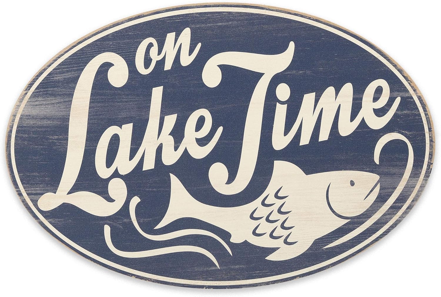 Open Road Brands On Lake Time Wood Wall Decor Rustic Lake