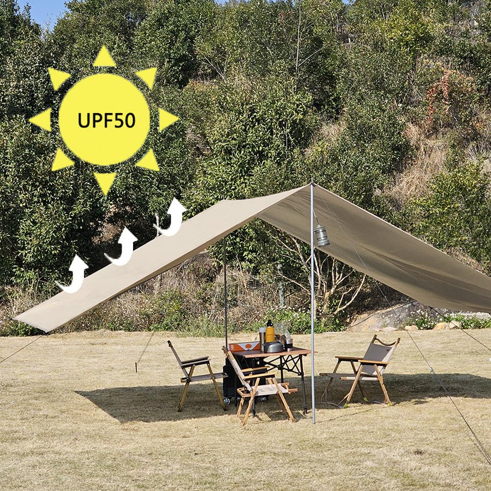 Tendalino Camper Impermeabile 3x5 Tenda da Sole per Auto e SUV