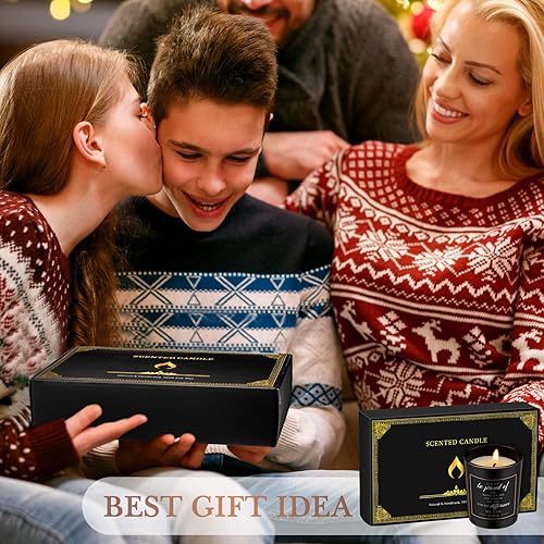 Miniatura 5 de Juego de 8 velas perfumadas de regalo de agradecimiento para empleados y profesores, velas inspiradoras en tarro de cera de soja para empleados,