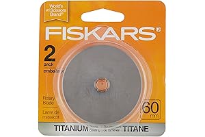 Fiskars Titanium Rotary Cutter Blades: Precision Cutting for Crafting Excellence