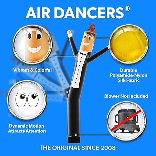 Miniatura 12 de LookOurWay Air Dancers Inflatable Tube Man Attachment - Wacky Waving Inflatable Dancing Tube Guy for Business Promotion - Blower Not Included