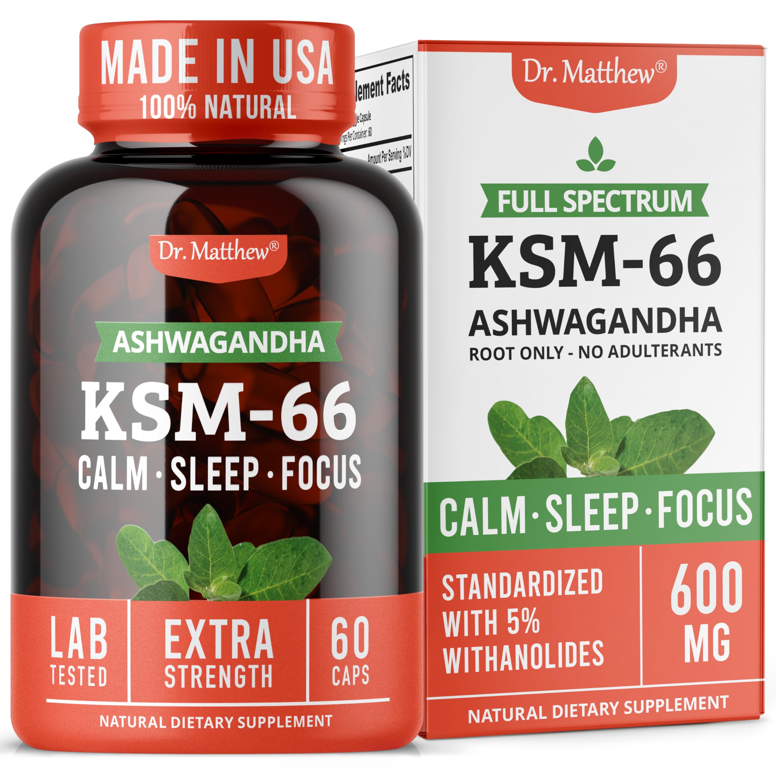 Dr. Matthew KSM-66 Ashwagandha