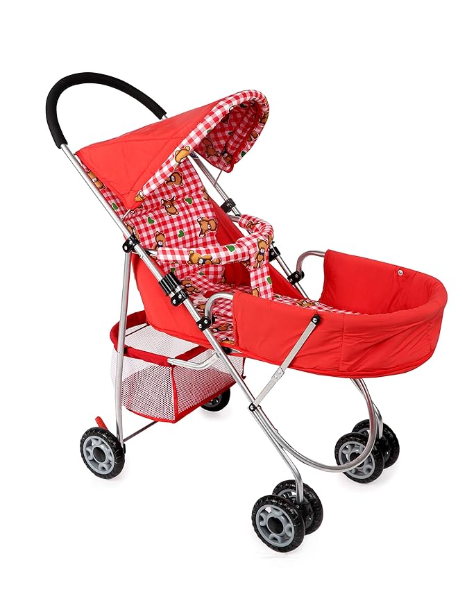 Infanto Premier Pram | Large width for comfortable space | Large shopping basket |
