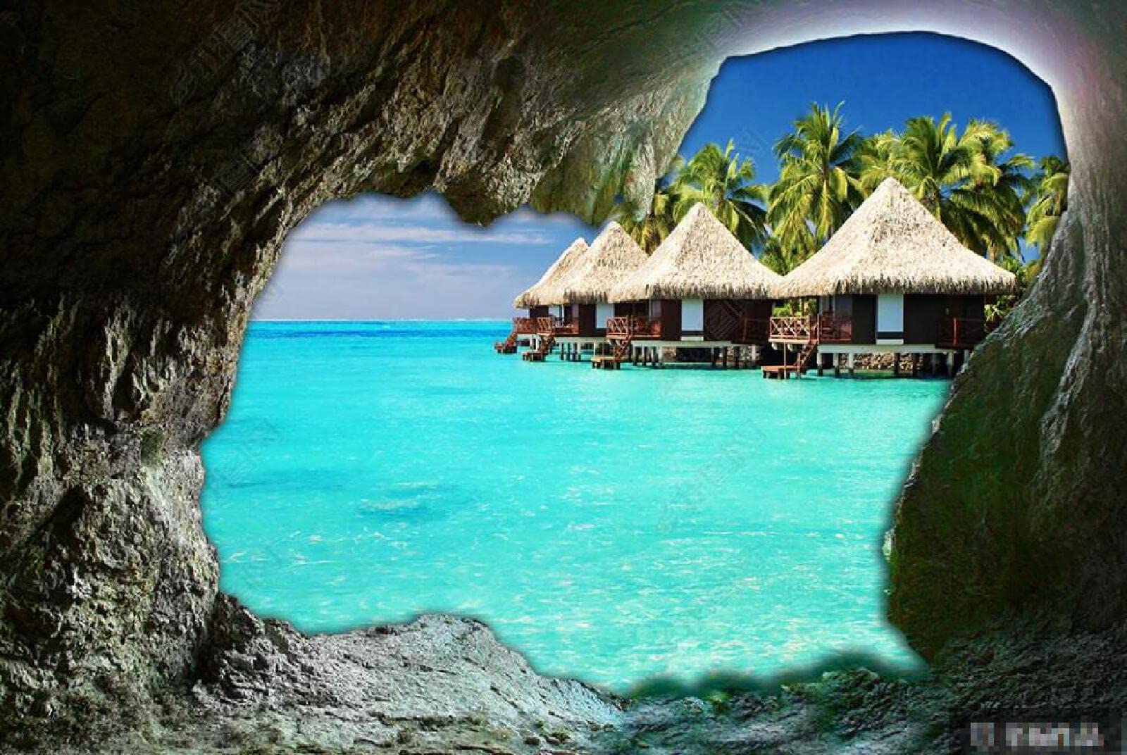 Papier Peint Panoramique Route Des Bois Verts D'Entrée De La