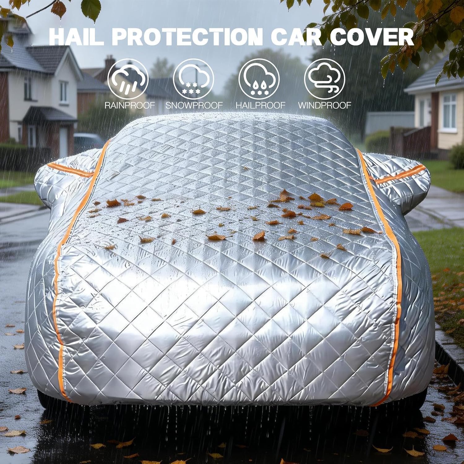 Funda para Coche Antigranizo para Cupra Terramar SUV 2024-2026 | Funda Coche Exterior Impermeable Transpirable Anti-Granizo,Nieve, UV y Arañazos,Todas Las Estaciones