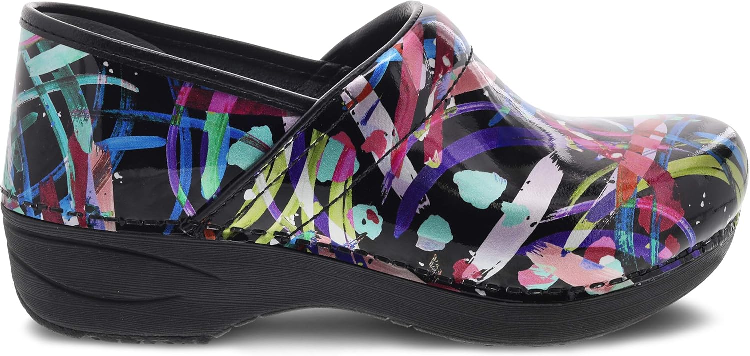 Dansko XP 2.0 Clogs for Women-Lightweight Slip-Resistant Footwear for Comfort and Support-Ideal for Long Standing Professionals-Food Service, Healthcare Professionals 9.5-10 Black