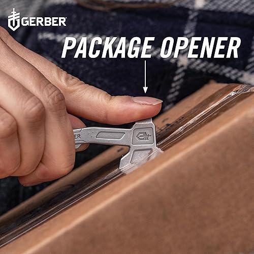 Miniatura 8 de Gerber Llavero de hacha de engranaje 3 en 1, multiherramienta, clips para bolsillo o llavero con abridor de botellas, conductor de cabeza plana,