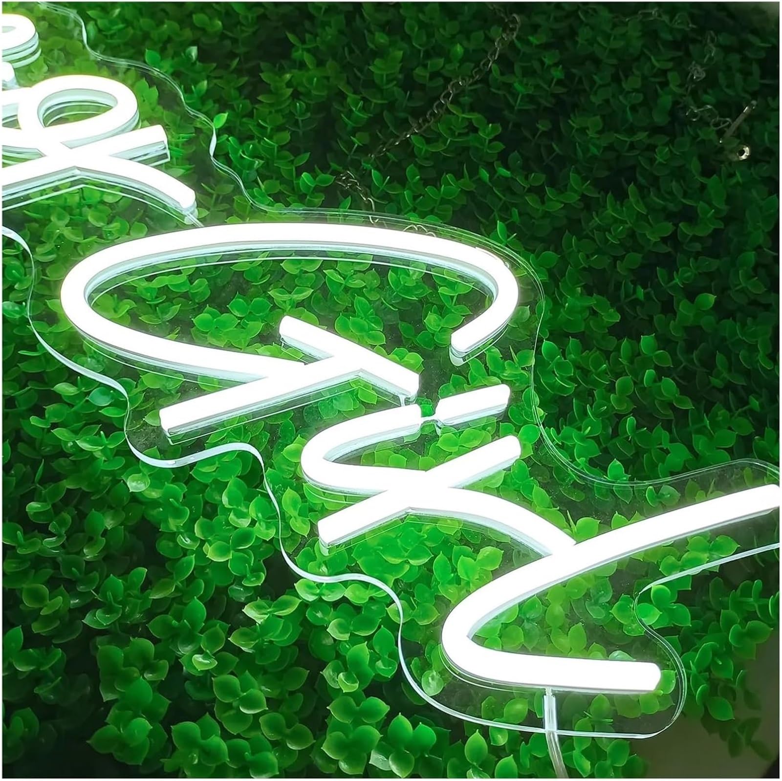 Per interni per decorazioni al neon Lampada ambientale rilassante con luci al neon, luminosità regolabile, segno per ragazzo o ragazza(D)
