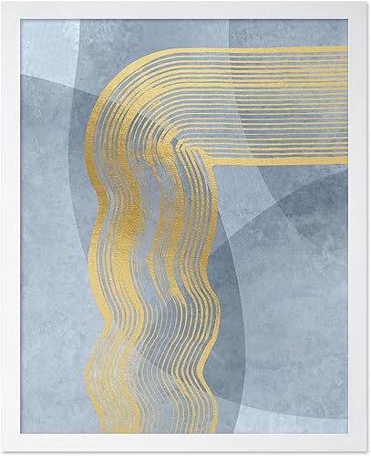 Miniatura 43 de Monem Art Line - Póster de dibujo de líneas curvas, arte geométrico, arte de boceto, arte abstracto, arte moderno de mediados de siglo, arte