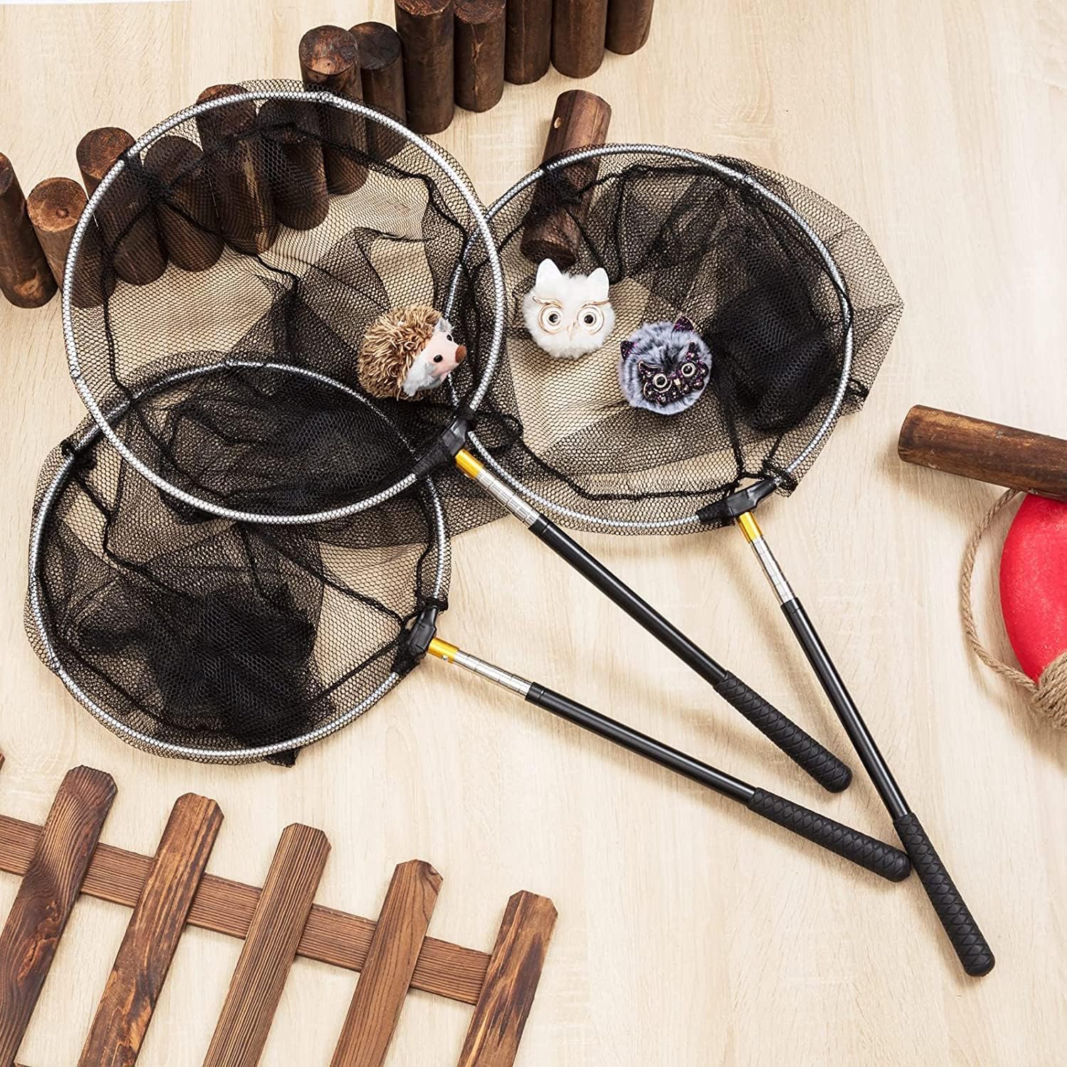 Retino Telescopico Per Farfalle E Pesci - 2 Pezzi | Allungabile Da 66cm A 172cm | Ideale Per Cattura E Rilascio - Foto 7