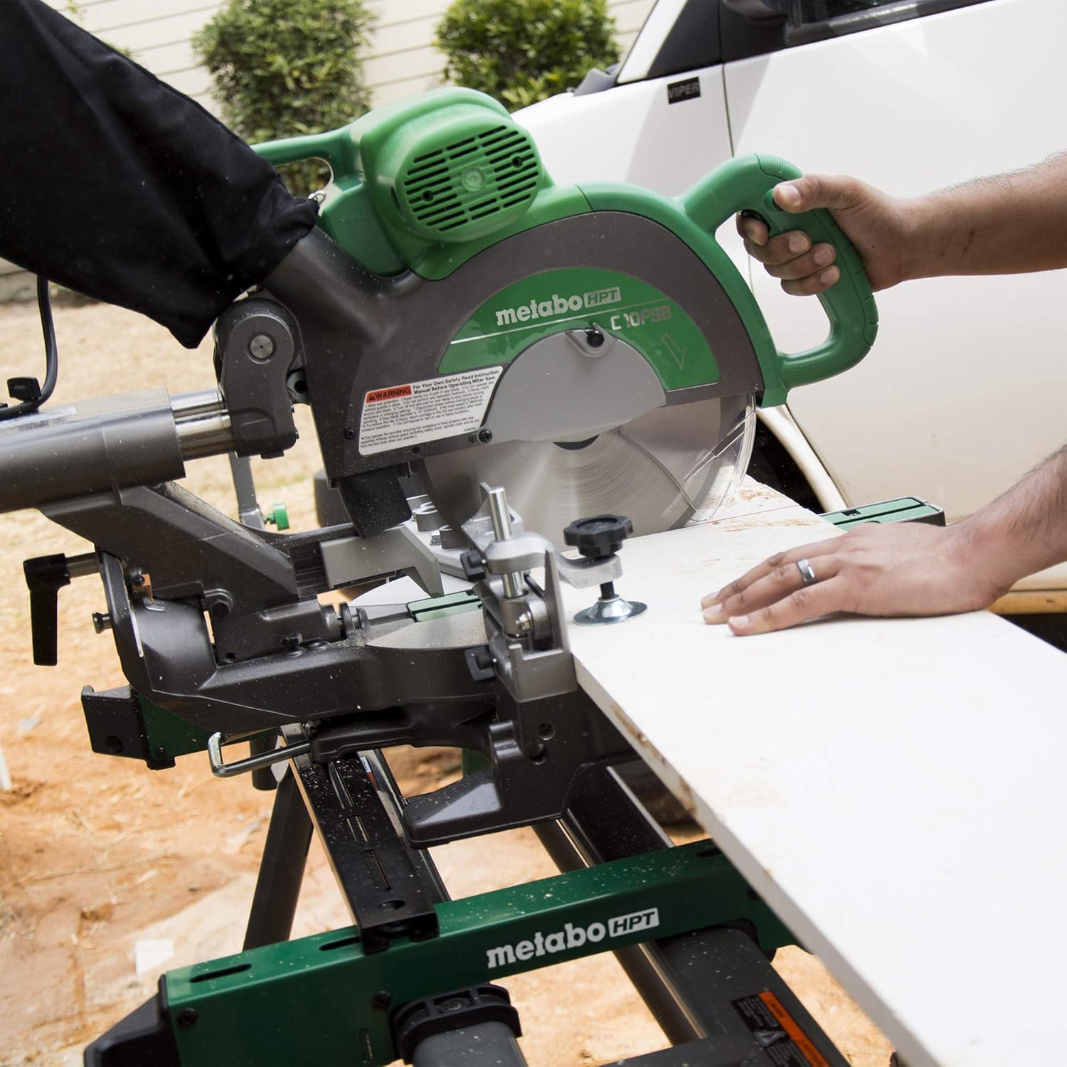 Flаѕh Dеаlѕ - 70% оƒƒ Metabo HPT 10-Inch Sliding Compound Miter Saw, Double-Bevel, Electronic Speed Control, 12 Amp Motor, Electric Brake, 5-Year Warranty (C10FSBS) Uр Tо 60% оƒƒ Metabo HPT 10-Inch Sliding Compound Miter Saw, Double-Bevel, Electronic Speed Control, 12 Amp Motor, Electric Brake, 5-Year Warranty (C10FSBS)