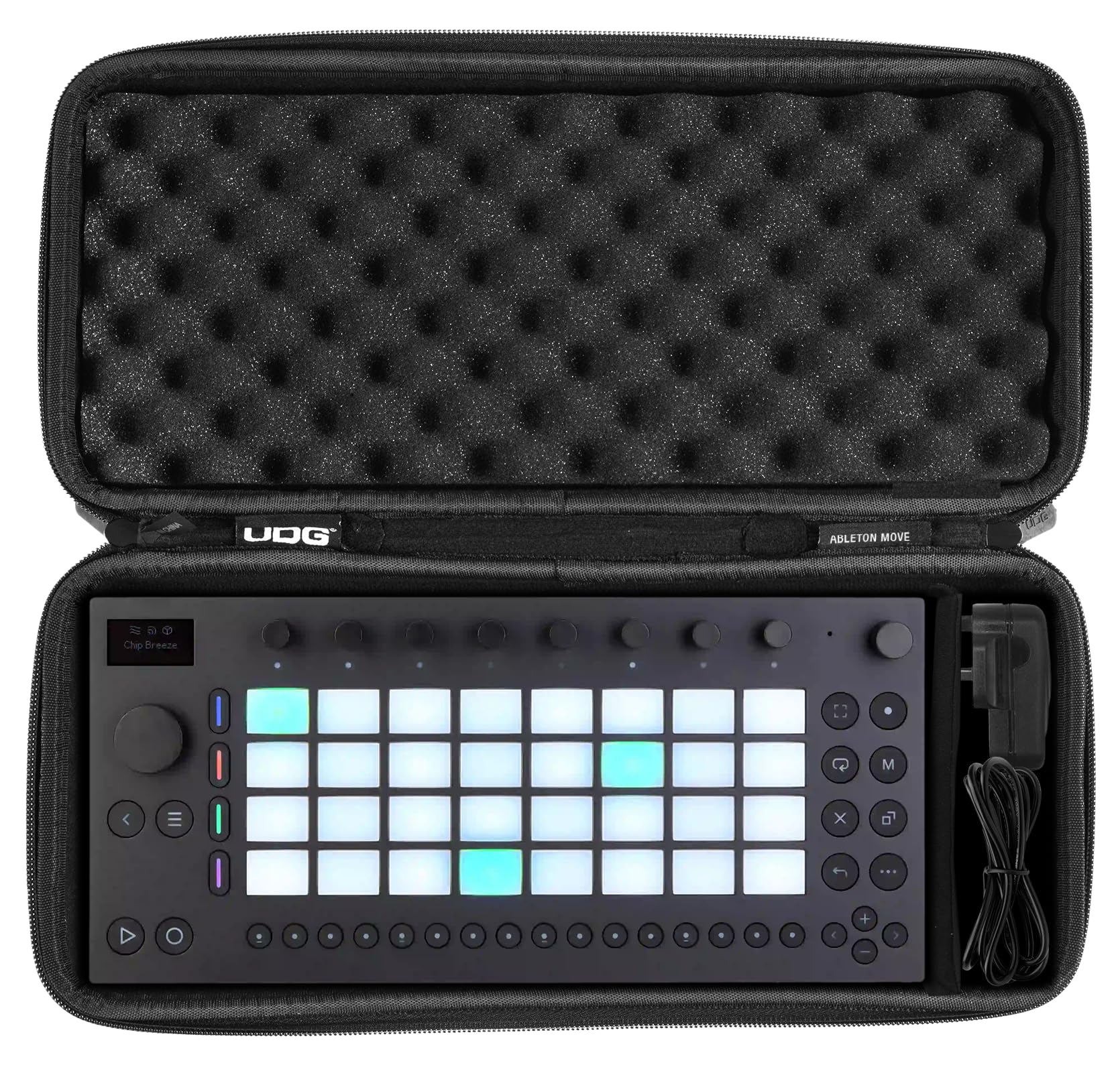 UDG Creator Ableton Move Estuche rígido para DJ Controller Negro, Negro 1, Estuche Duro para DJ Controller