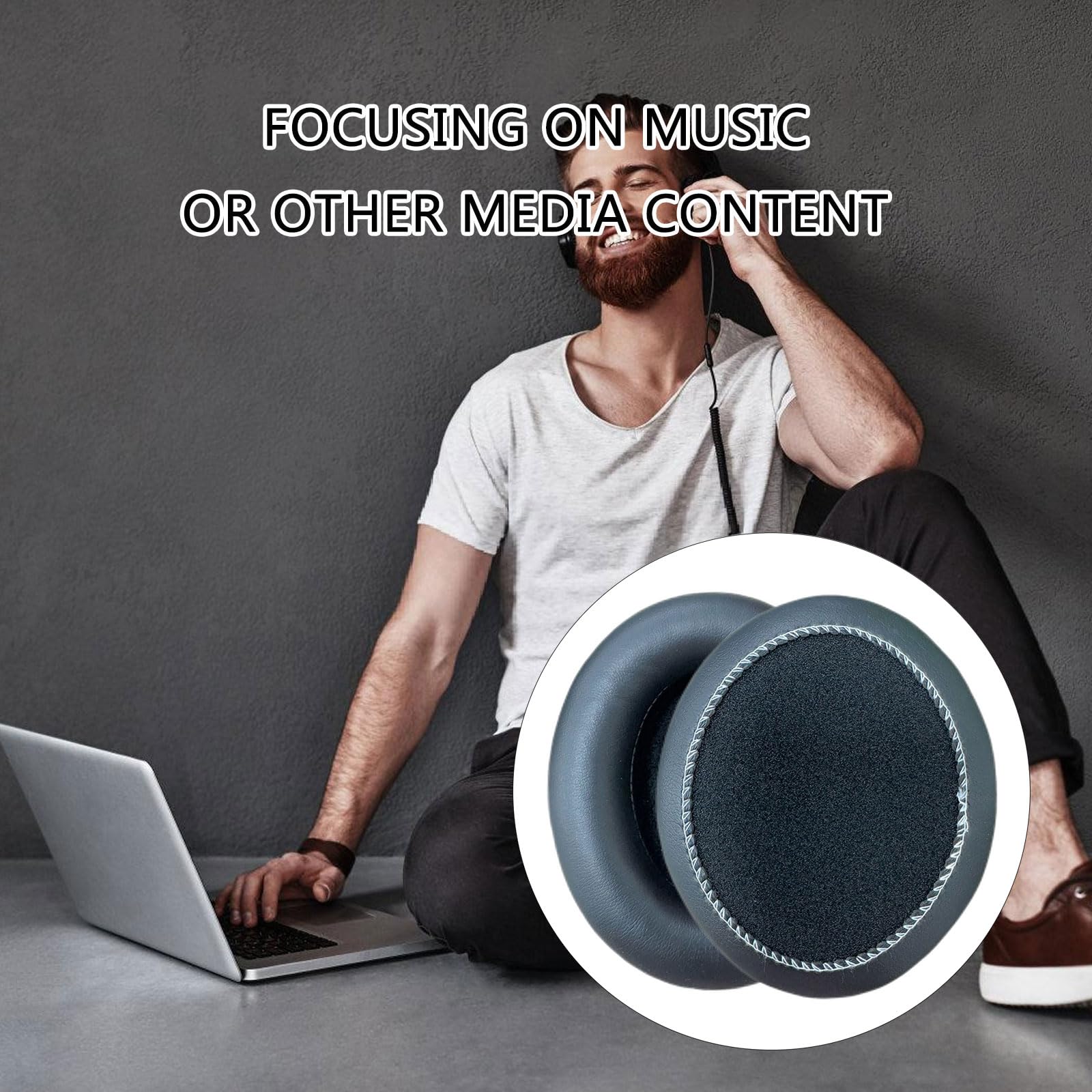 Auricolare Spugna Copre Ear Pad Cuffia Cuscino Paraorecchie Per SRH840A Ricambio Earpads Comodo Usura