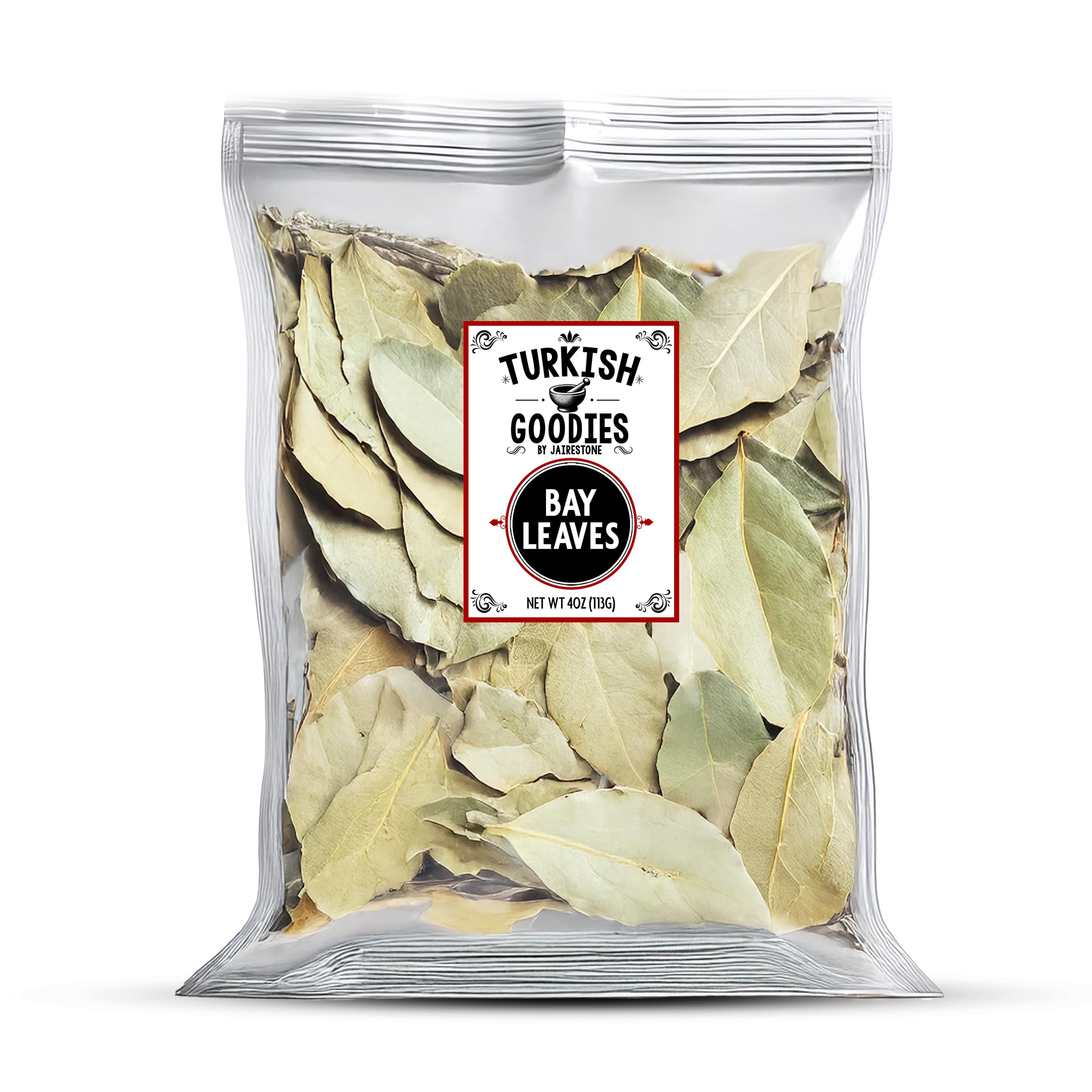 Bay Leaves Whole – 4oz Bulk Pack – Turkish Dried Bay Leaf from Laurel Tree – Sun-Dried, Natural Herb for Cooking, Stews, Soups, Marinades, and More