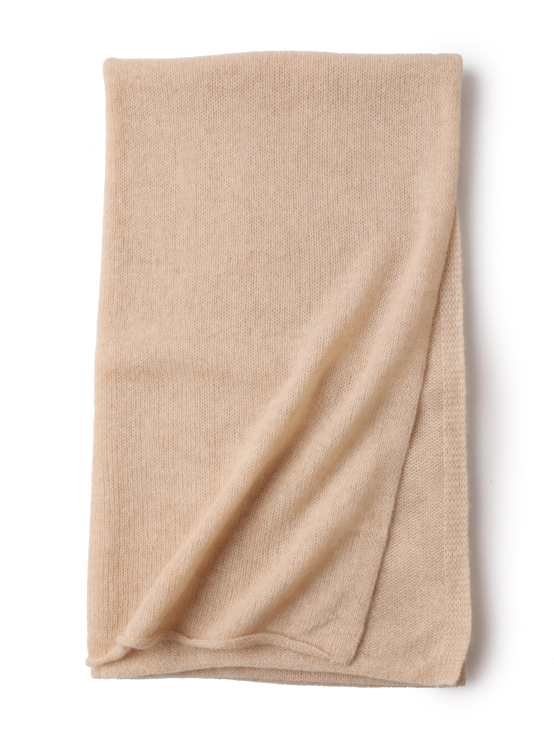 100% Kaschmir Schal XL Strick-schal, weich & warm, hochwertiger Winter-Stola für Damen und Herren