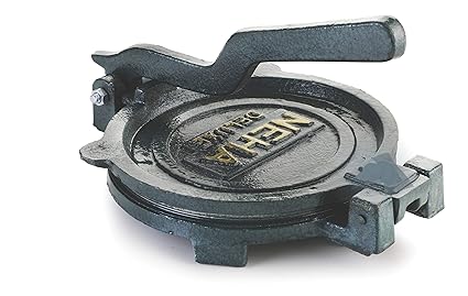 neha enterprises Heavy Quality Iron CI Casting Puri Maker Press (Blue, 7.5 inch)