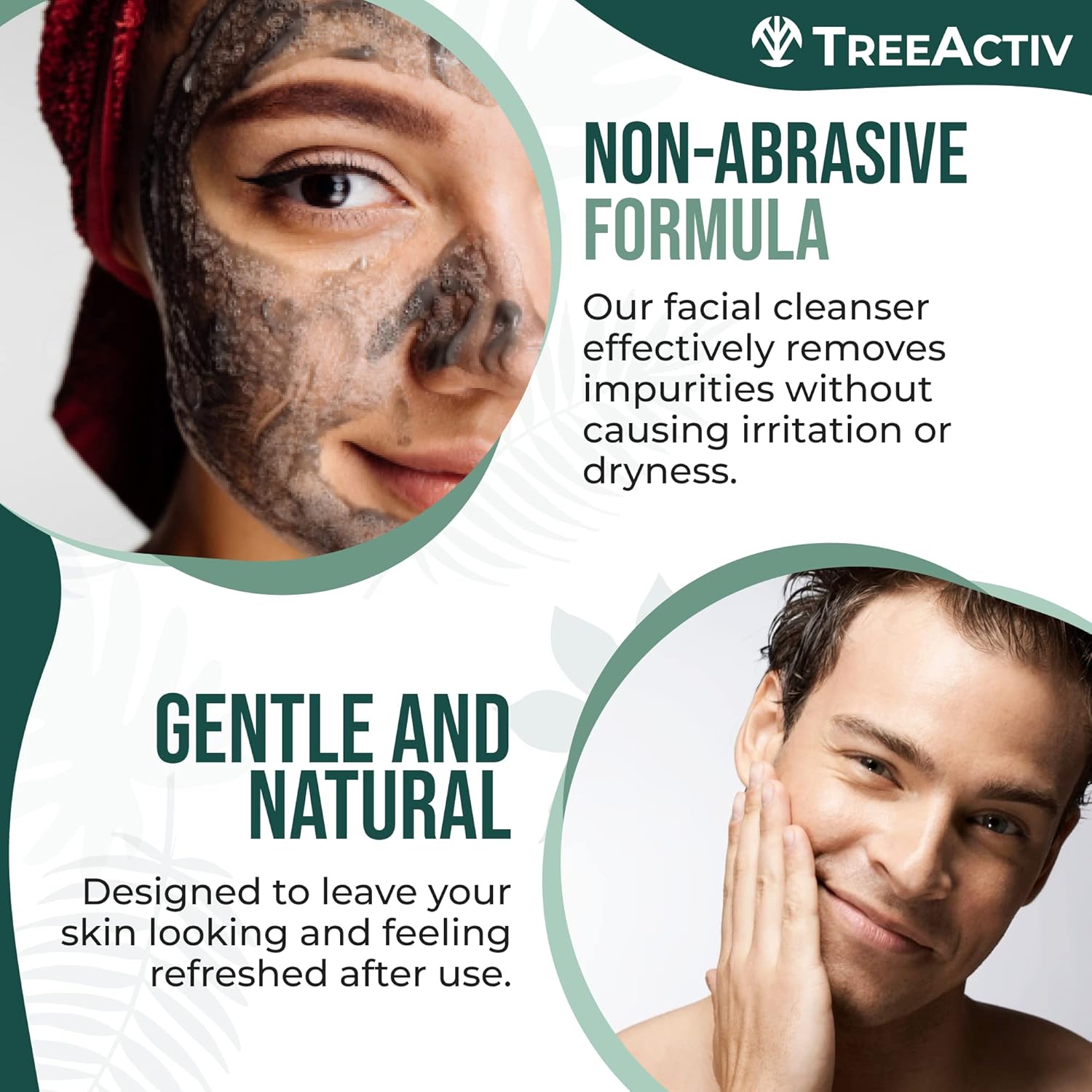 TreeActiv Acne Charcoal Face Wash 3.4 oz, Exfoliating Daily Honey & Sulfur Acne Cleanser Face Soap, Deep Cleansing Moisturizing Face Wash for Women and Men - Image 4